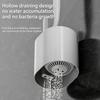 Toilet Brush with Holder No Drill Long Handle 360° Deep Cleaning Soft Bristles Quick Drying Anti-Drip BathroomWC Cleaning Brush