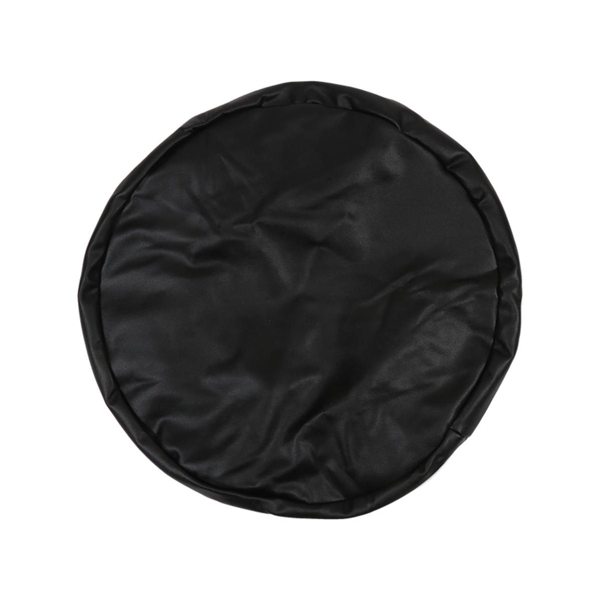 Простой чехол для табурета Барный чехол для круглого поворотного стула Универсальный чехол для сиденья Чехол для стула для кофейни Однотонные накладки чёрный 609₽