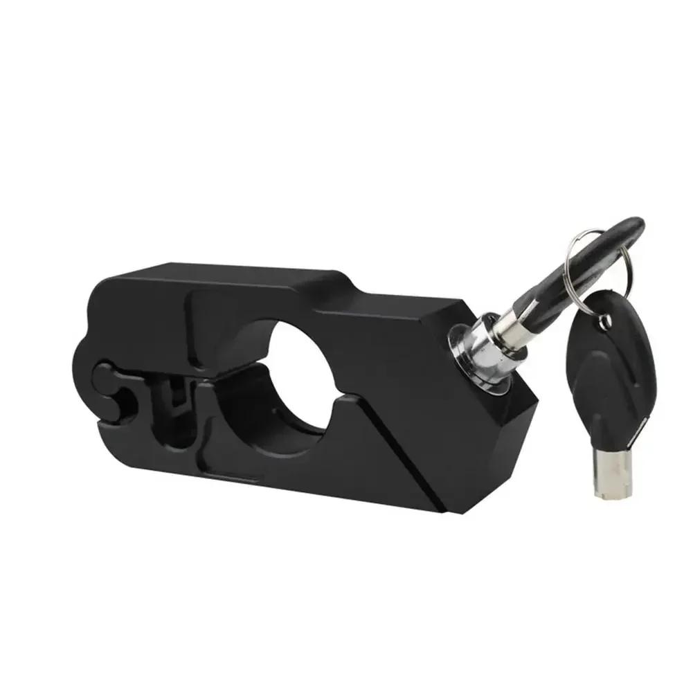 New Motorcycle Handlebar Lock Anti-theft Lock Motorcycle Electric Vehicle Aluminum Alloy Lock Solid Imitating Steal Locks