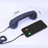 Retro Telephone Receiver with Answer Button Clear Calls Microphone Headset Wired Type-C 3.5mm Interface for Phone Tablets Laptop
