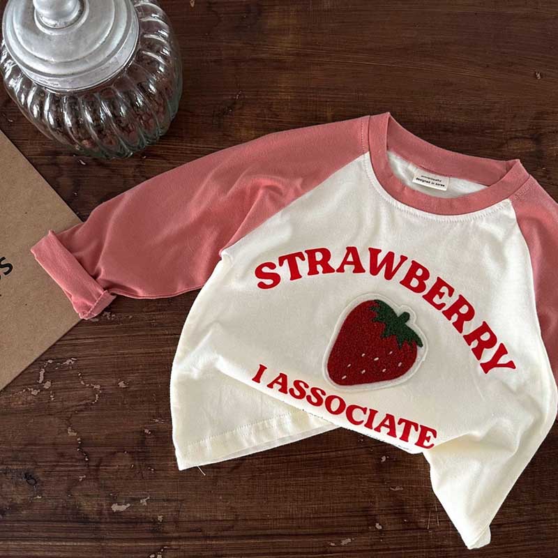 

Детская футболка с нашивками, свободный топ с длинными разрезами 120