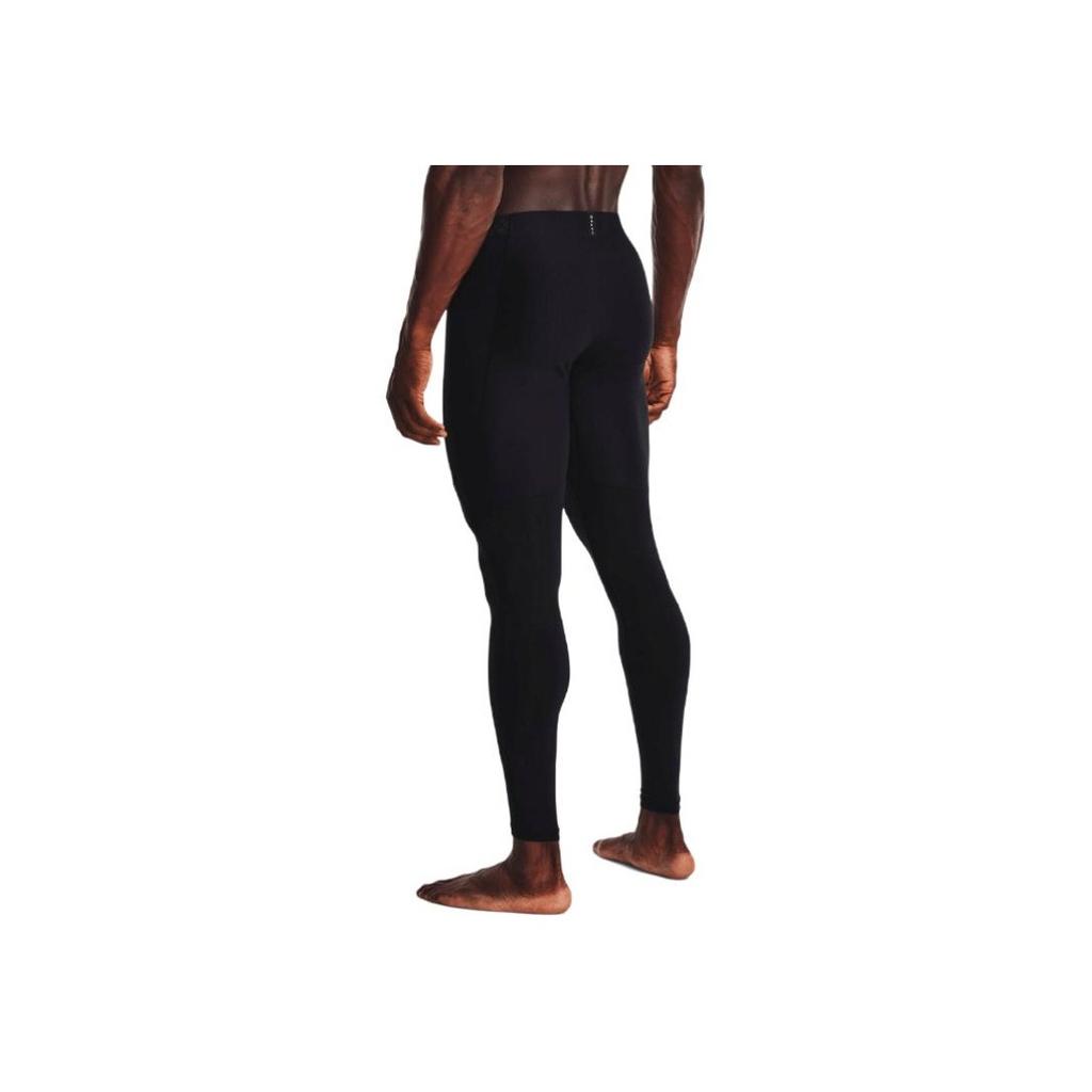 Under Armour Solid Color Compression Fitness Pants Men Bottoms Black 1370315-001