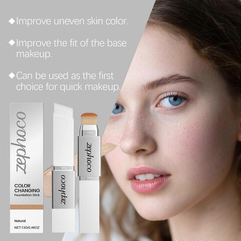 Zephoco Přírodní barva Dva v jednom Barvu měnící podkladová tyčinka: Lehký, Hydratační, Přilnavý A Nelepivý, Lehký Make-up Foundation