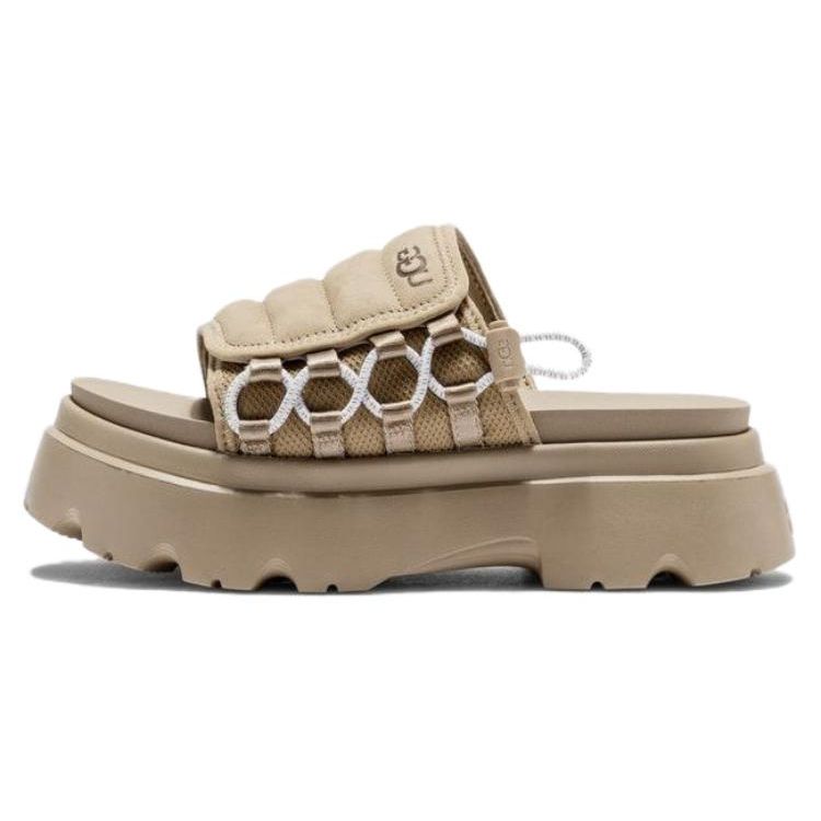 UGG Women s Callie Platform Slide Sandal Sand 1152697-SAN 38