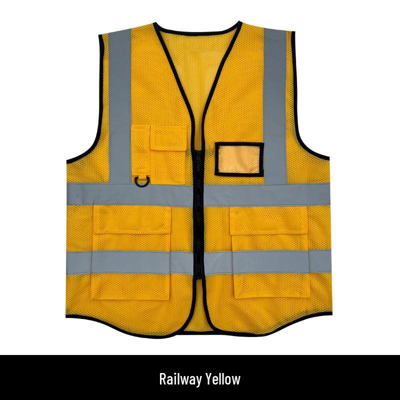 Rui Chuang Multi-Pocket Reflective Safety Vest for Construction and Transportation
