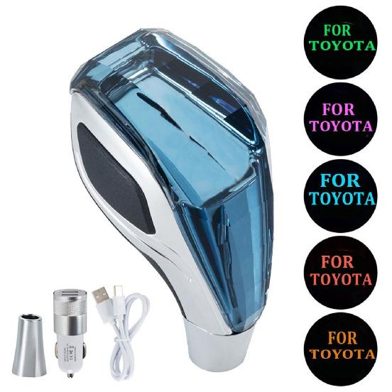 

Универсальная хрустальная ручка переключения передач для Mazda, Toyota, Lexus, Mitsubishi, Volkswagen, светодиодная ручка, ручка переключения передач, ручной рычаг переключения передач