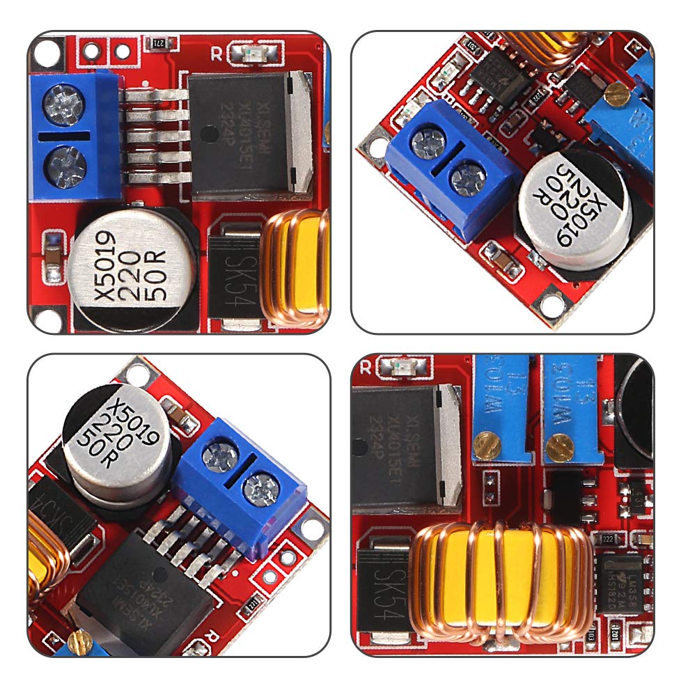 

Lithium Battery Charger Module Board 5A DC DC CC CV LED Driver Step Down Buck Converter Board Constant Current Voltage XL4015