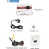 Waterproof IP69 Night Vision 170 Degree Car Rear View/Reversing/Reverse Camera Universal Color CCD high-Definition chip Backup Parking HD Front View