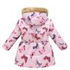 Winter Long Cotton Jacket for Coats Girl Clothes Children's Clothing Thicken Outerwear Parka Kids 3-10 Years Old Girls
