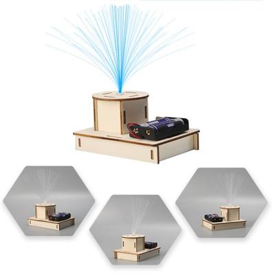 DIY barevná vláknová lampa Sada STEAM hraček Kreativní vědecký experiment Ručně vyráběná skládačka Hračka Malá výroba Vynález pro děti