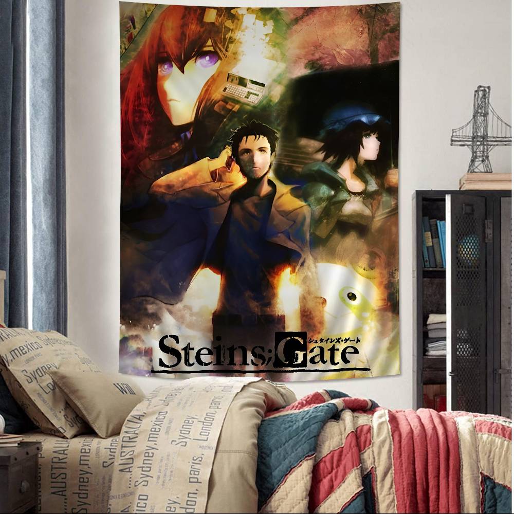

Steins Gate Anime Tapestry Wall Hanging Decoration Household Wall Hanging Home Decor 74x94cm(29x37in)