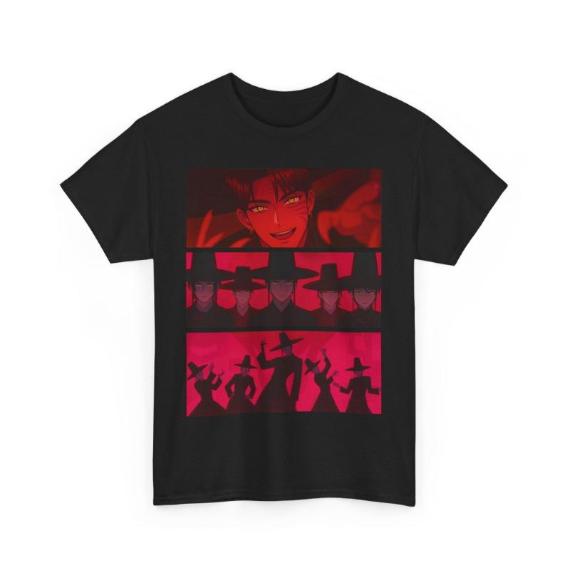 Camiseta Kpop Demon Hunter Saja Boys Harajuku Gola O Casual Anime Camiseta Tops Unissex