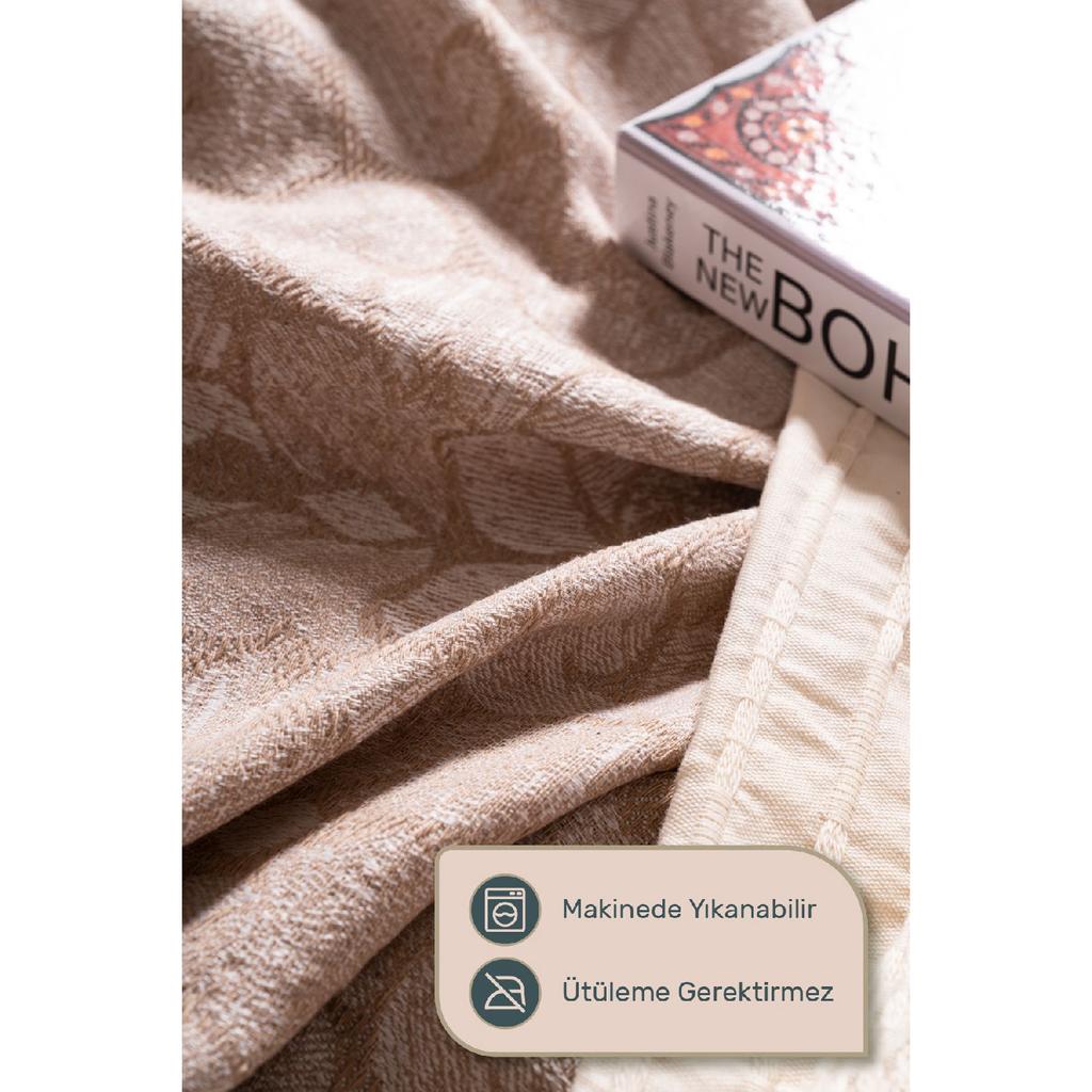 Ada Double Bed Cover Set Navy Blue Daily Multi -purpose Pike Cover Set - Stylish Box And Package