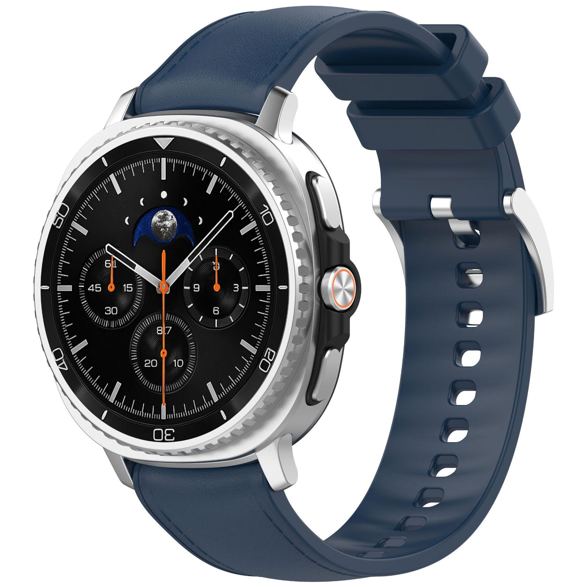 

Eco-Silicone Skin Strap for Samsung Galaxy Watch 8/8 Classic 40/44/46MM синій