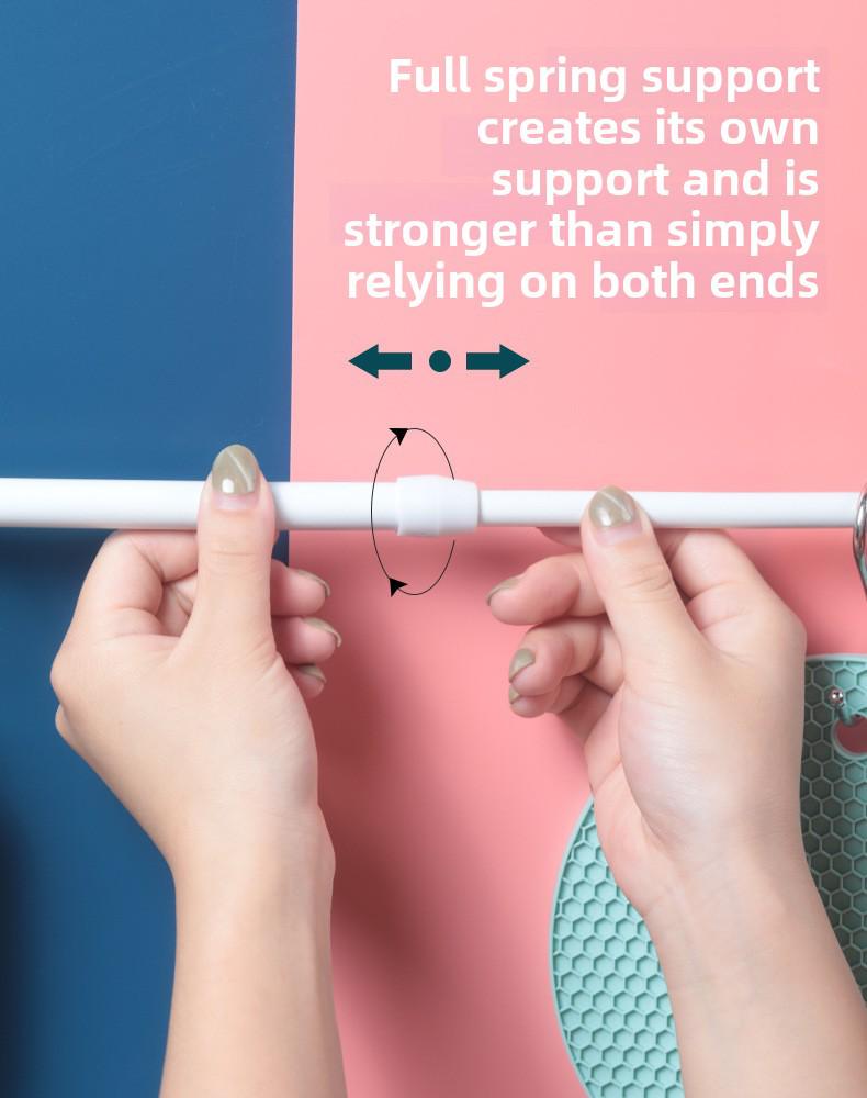 Punch-Free Telescopic Multi-Functional Shower & Clothes Drying Rod