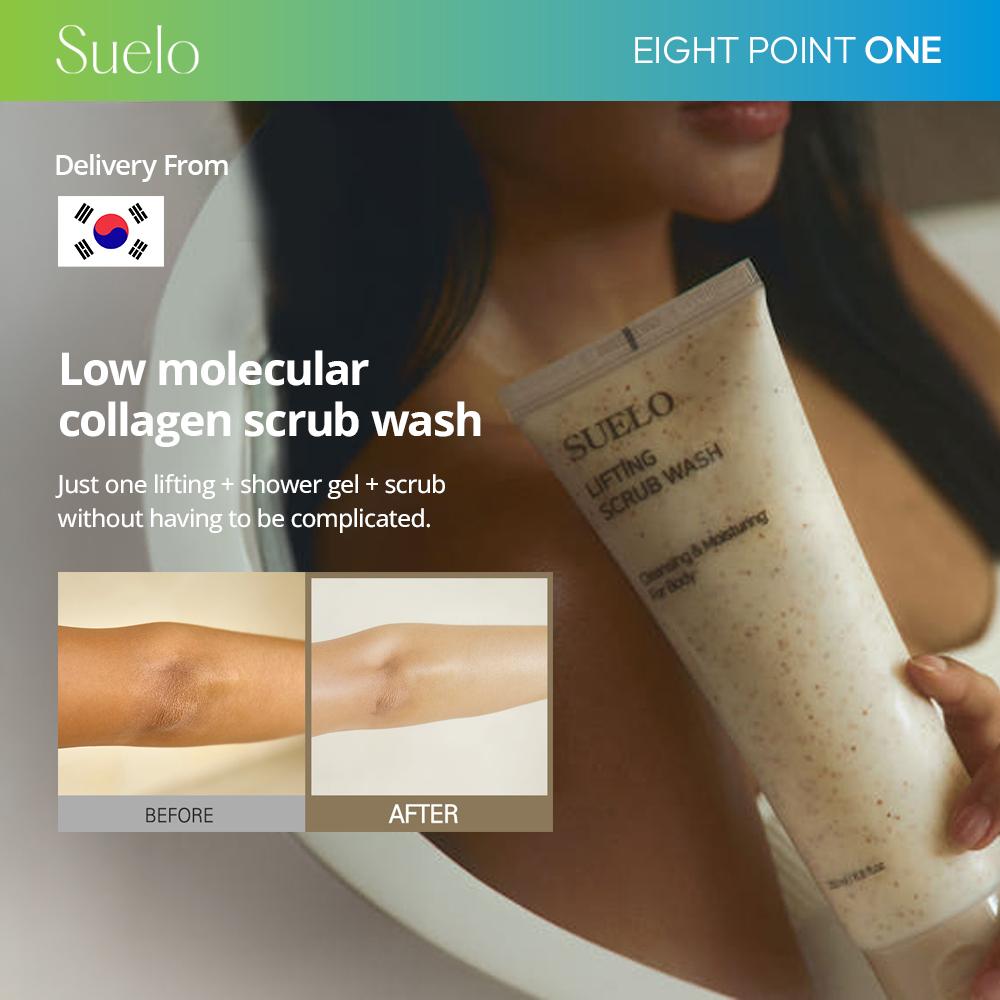 [SUELO] Low Molecular Collagen Lifting Body Scrub Pack Body Wash Body Sanitizer 250 ml