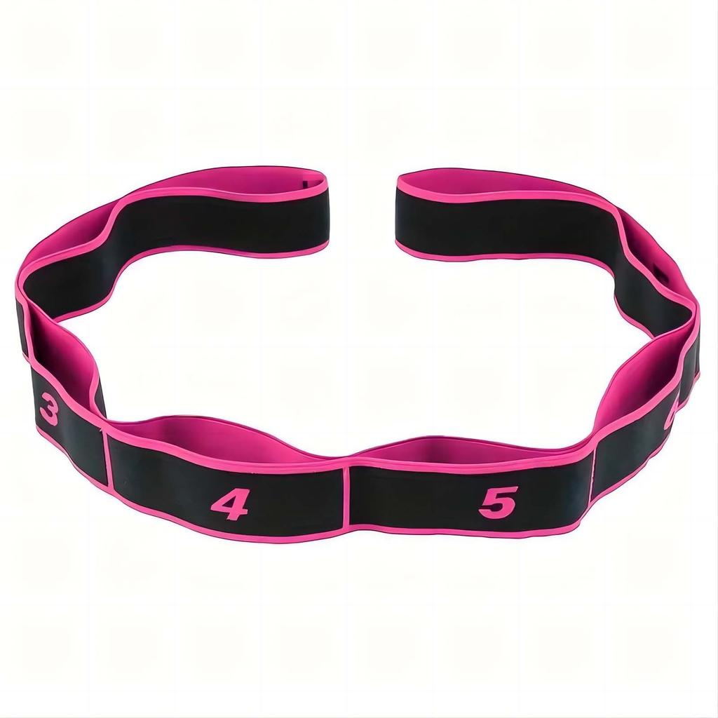 Yoga Stretching With Digital Segmented Dance, Shaping Body, Elastic Rope, Position Training, Auxiliary Resistance Stretching