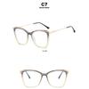 Women's glasses, large frame hollow TR90 glasses frame