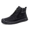 Fashion Winter Mens Outdoor Boots Luxury Handmade Leather Platform Hking Boots for Men Casual Shoes High Quality Warm Male Ankle Boots