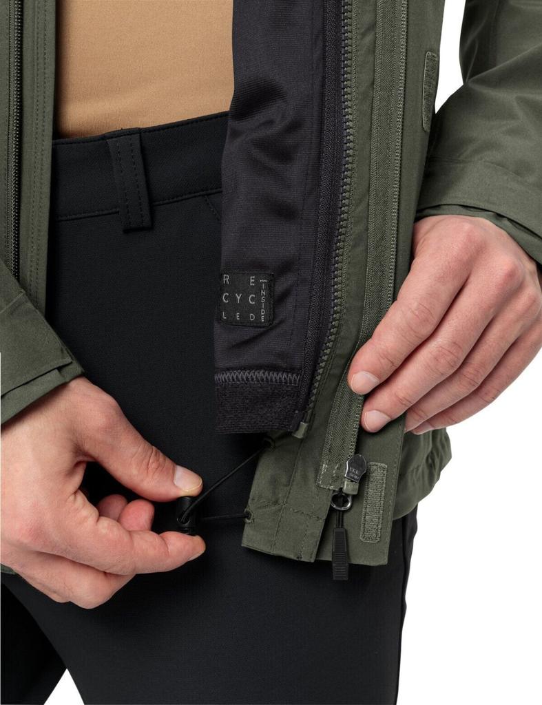 VAUDE Мужская куртка Rosemoor 3 в 1 (46382) хаки