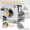 External Iron Door Lock Security Anti-Theft And Anti-picking Lock Wooden Door Compound Door Lock Multi-safety Smooth Lock