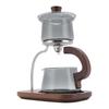 Glass Tea Pot Set with Lid and Stand Magnetic Water Separation Filter Kungfu Tea Maker for Home