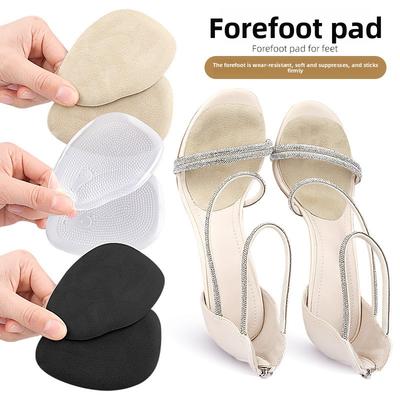 Women's High Heels Walking Pad, Foot Forefoot Pad, Half Size Pad GEL Thickened Non-slip, Decompression and Anti-wear Massage Insole