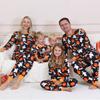 Prints Family Matching Long Sleeve Tops+Pants Set Family Matching Sets