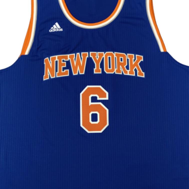 adidas NBA Trikot Kristaps Porzingis New York Knicks Auswärts Swingman Fan Edition Nummer 6 Pullover Rundhals Einfach Ärmellos Basketball Weste AV1320