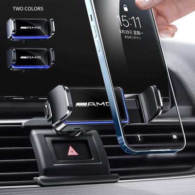 Uchwyt na telefon do samochodu Klips do kratki nawiewu Grawitacyjny uchwyt GPS Akcesoria samochodowe Do Mercedes Benz AMG W204 W205 W203 W211 W201 W210 W108 W124
