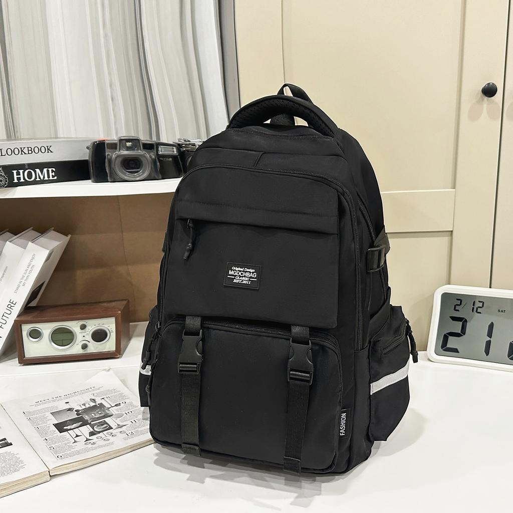 Schoolbag New Student School Bag Male Large Capacity Junior High School High School College Student Campus Couple Computer Backpack