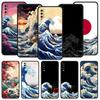 Japan The Great Wave Of Kanagawa Case For Samsung A54 A52 A24 A14 A50 A70 A40 A20S A20E A02S A12 A22 A34 A42 A32 5G A04s Cover