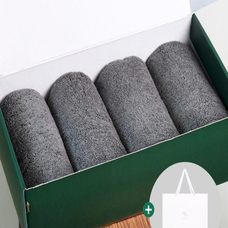 Songwol Towel 1 Percent Melange 190g 30 Count Combed Yarn Towel 4P