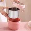 600ml Soup Large Cup Leak-proof Capacity Stainless Steel Double-walled Vacuum Insulated Food Jar