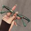 Transparent Square Computer Glasses Anti Blue Light Frame for Women Men Rectangle Eyewear Blocking Optical Spectacle