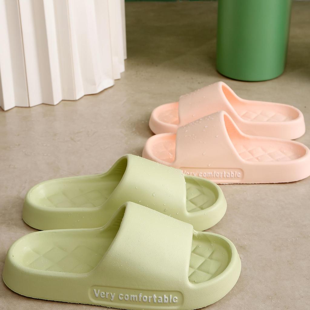 Bequeme EVA-Sandalen für Damen, dicke Sohle, rutschfest, lässig, für drinnen und draußen, Strandsandalen