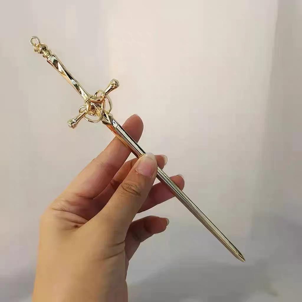 Vintage Metal Red Rose Flower Hairpins Women Elegant Texture New Chinese-style Chopstick Hair Stick Girls Hair Accessories Gifts
