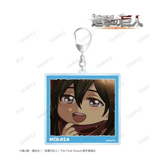 Attack on Titan Mikasa Yuru Coma Acrylic Keychain