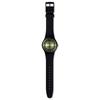 Swatch LEAFY LINE Monthly Drops Watch, SO32B117, Black