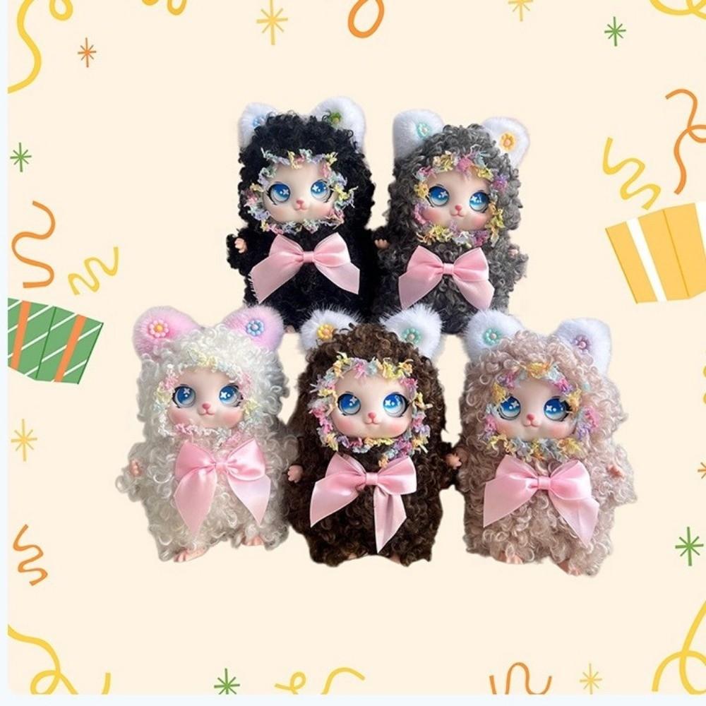 Fluffy Bear Keychain Decorations Bag Charm Key Ring Plush Doll Pendant Bag Key Decor
