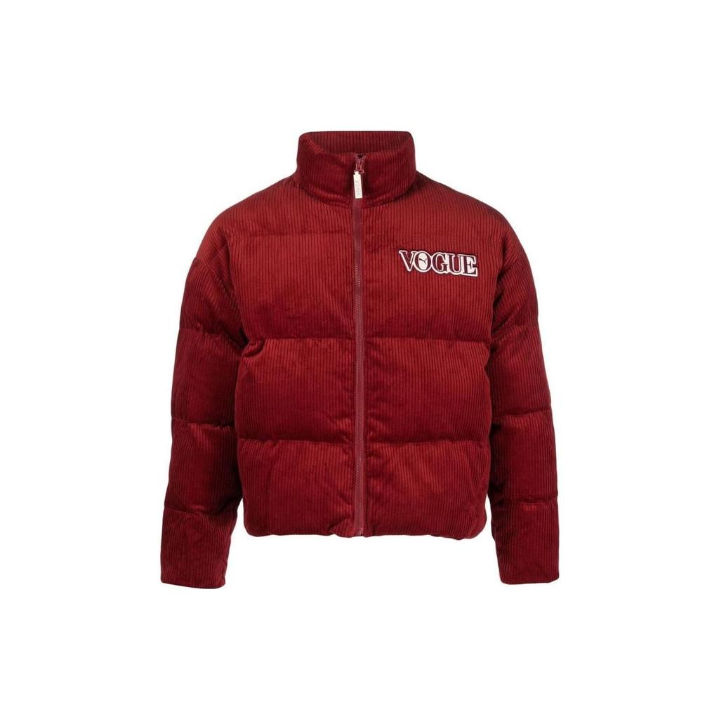 Puma X Vogue Collaboration Solid Color Patch Jacket Women Jacket Deep-Red 536696-22