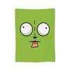 Invaders Zim Cartoon Blankets Flannel All Season Multi-Function Soft Throw Blanket For Bed Bedroom Bedspread