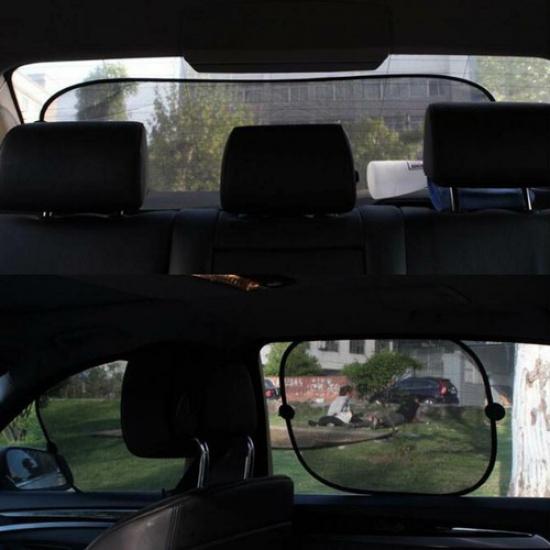 65x38cm Car Side Window Shade Cling Sunshades Sun Shade UV Cover Visor Shield