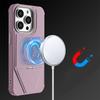 For iPhone 15 Pro Max Case Compatible with MagSafe Kickstand TPU + PU Leather Phone Cover