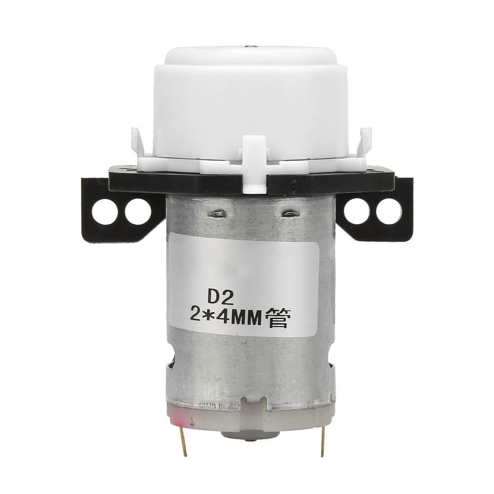 DC6V Micro Water Liquid Peristaltic Pump For Aquarium Lab Analytical 2*4mm(Green)