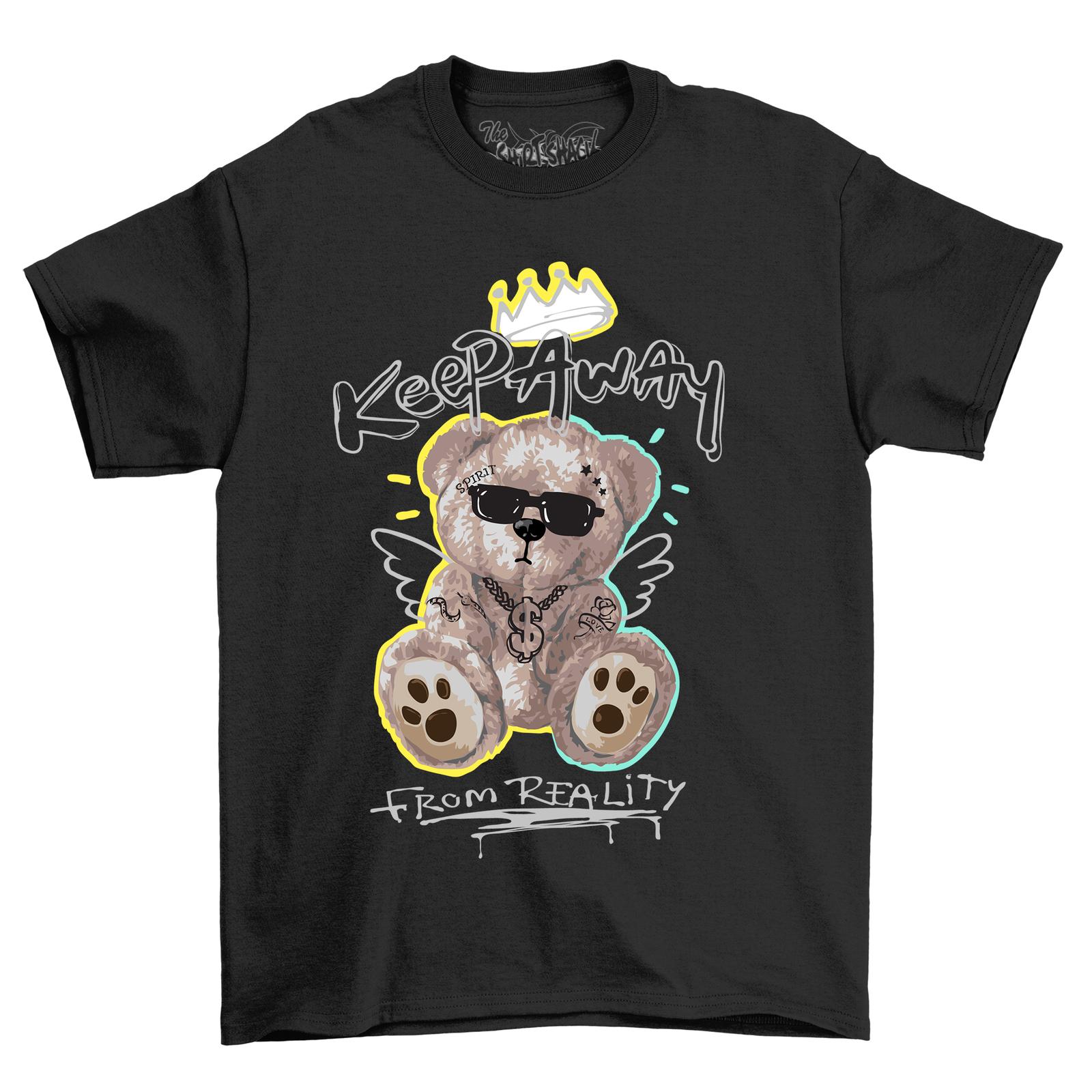 BEARSTREET2-0 7 Teddy Bear T-Shirt Mens Womens Tees Top - Hug Life! 100% Cotton, Unisex Design. Bear S