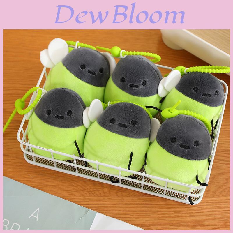 Cute And Creative Glowing Firefly Plush Toy For Girls Cartoon Keychain Pendant Doll Gift