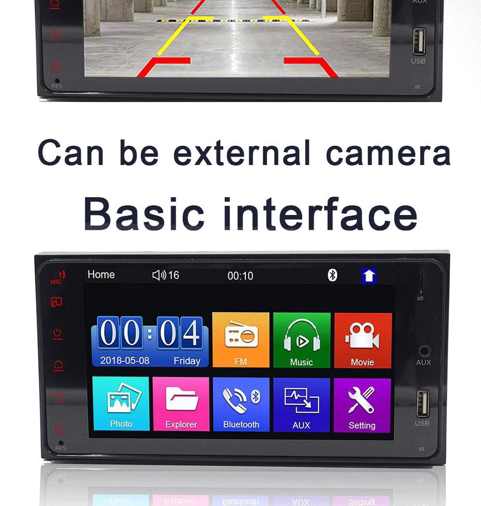 Compatible 7-inch Bluetooth MP5 Player for Toyota Corolla with Phone Connectivity and Navigation