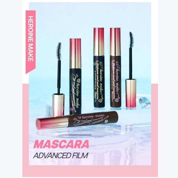 KissMe Heroine Make Advanced Film Mascara Water Proof Free (Long / Volume) (4 Options)