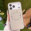 Applicable to iphone17promax magnetic mobile phone case Apple 16 ice heat dissipation 15 new 360 metal bracket